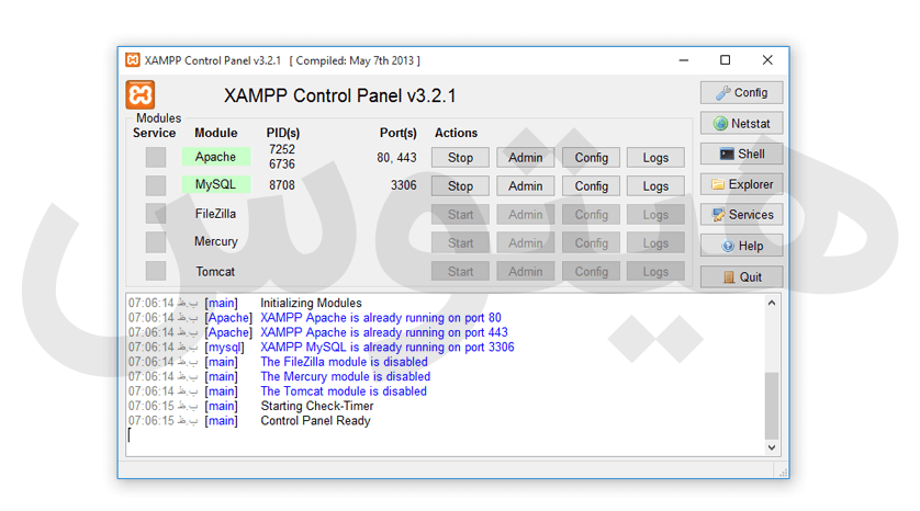 نصب xampp در ویندوز و دیگر سیستم‌های عامل